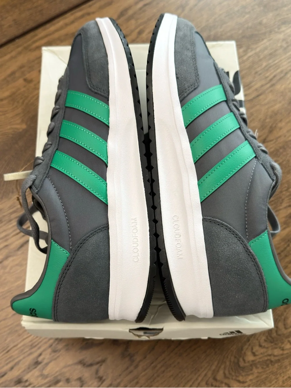 Adidas Run 70s 2.0 Green/black/grey Men Size 11 New In Box